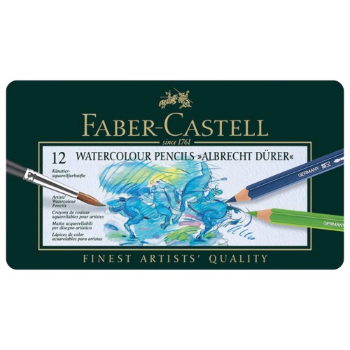 Карандаши акварельные художественные Faber Castell Albrecht Durer 12 цветов в коробке 117512 фото 3